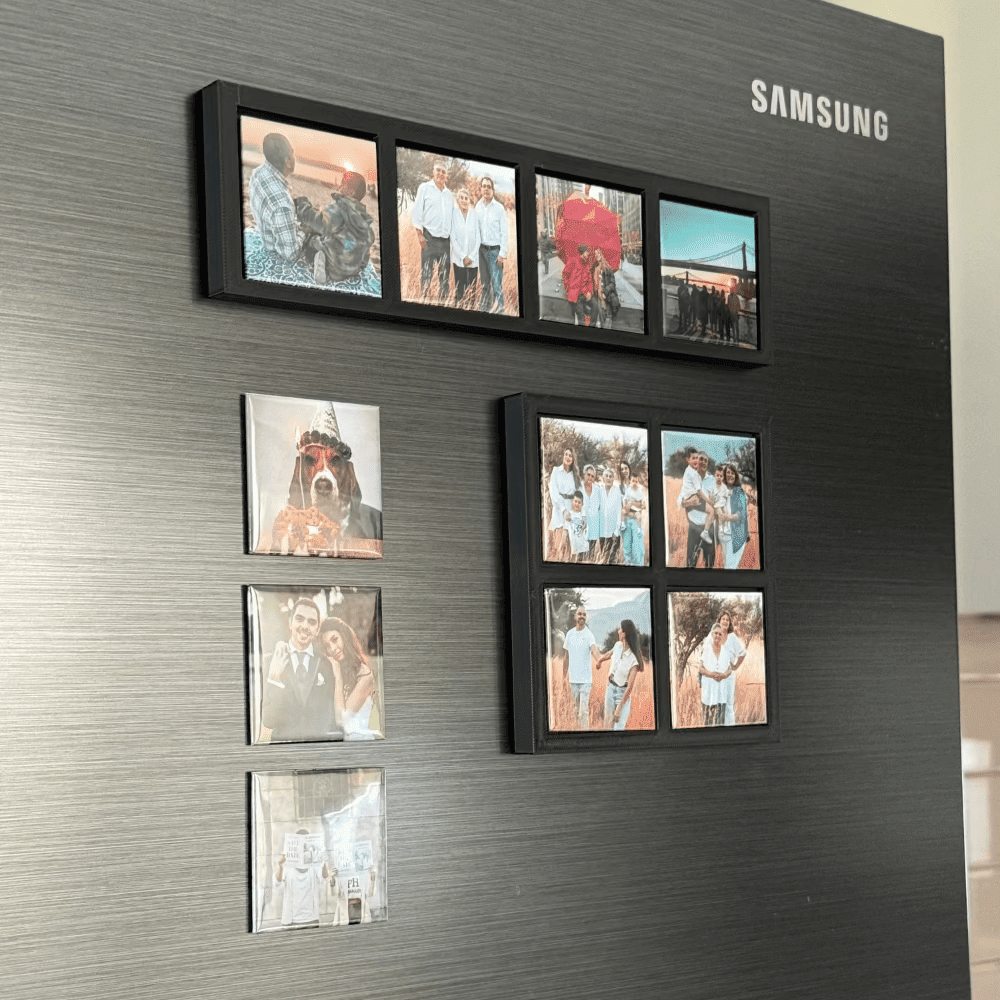 4 Imanes Personalizados 5x5 cm - Momentos Especiales