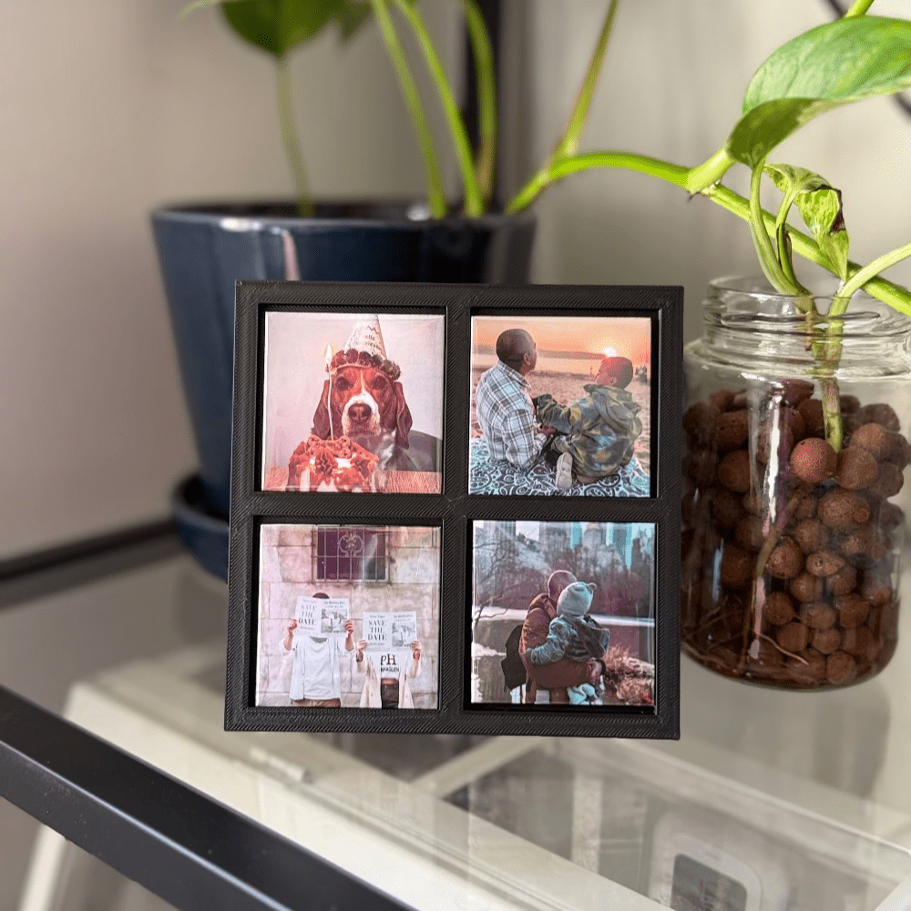 Marco Magnético para 4 Imanes de 5x5 cm