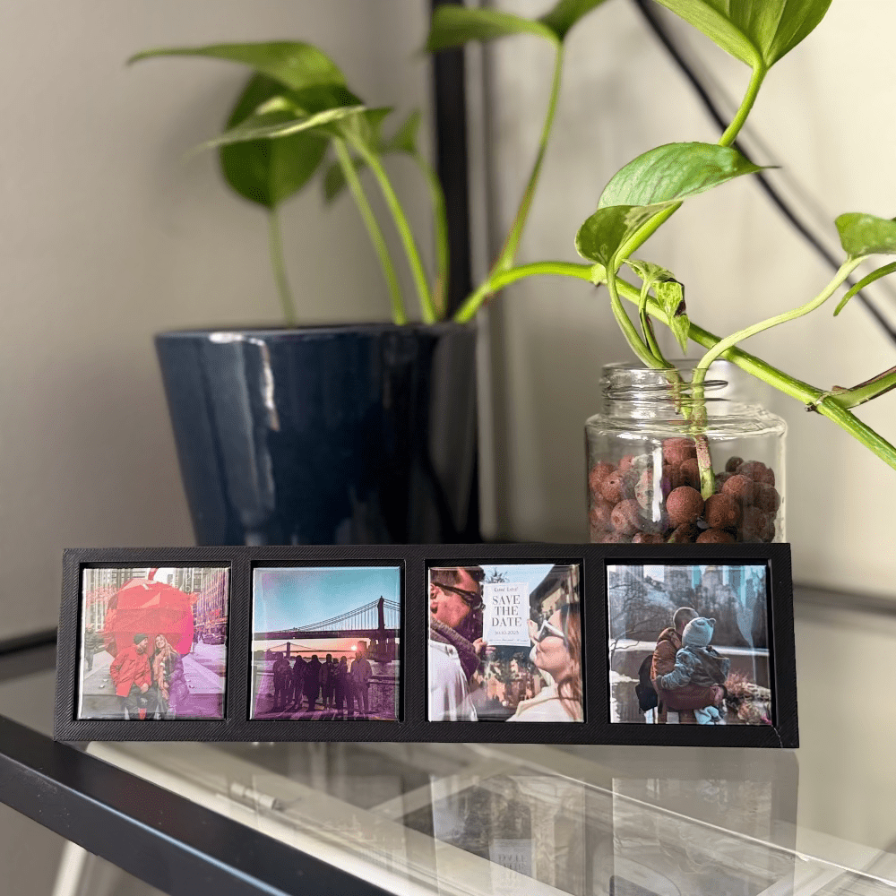 Marco Magnético para 4 Imanes de 5x5 cm (Formato Horizontal)