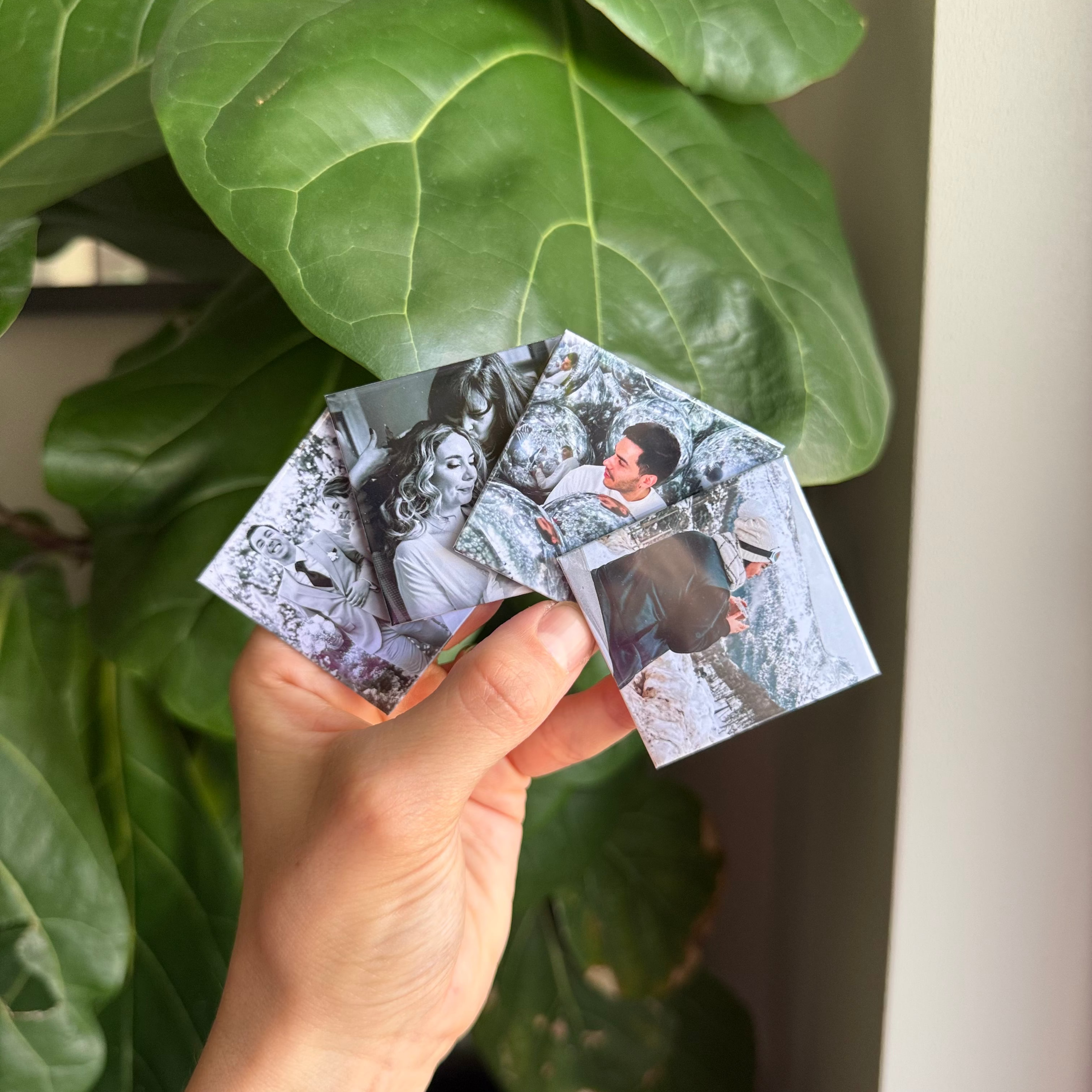 4 Imanes Personalizados 5x5 cm - Momentos Especiales