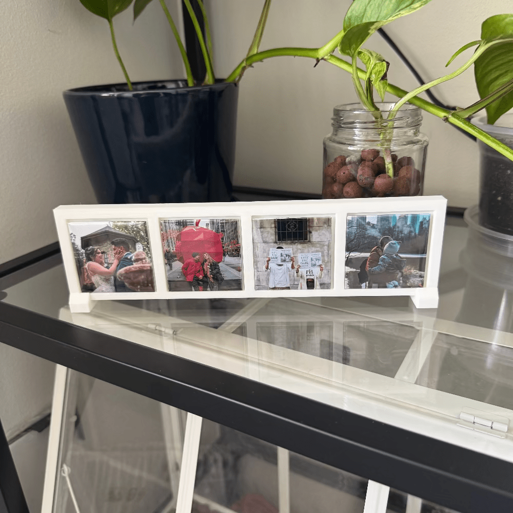 Marco Magnético para 4 Imanes de 5x5 cm (Formato Horizontal)