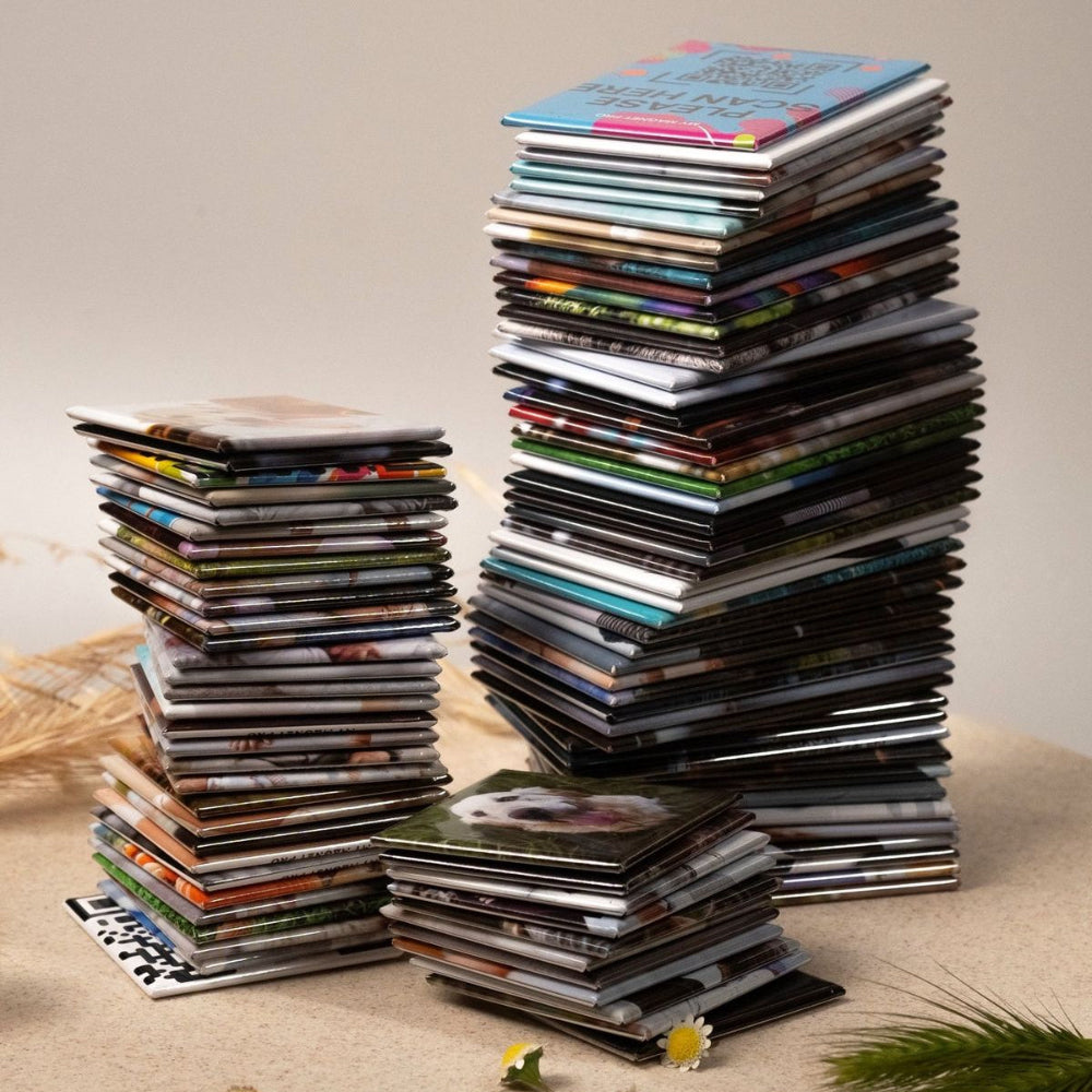 48 Imanes Personalizados 5x5cm - Edición Máxima