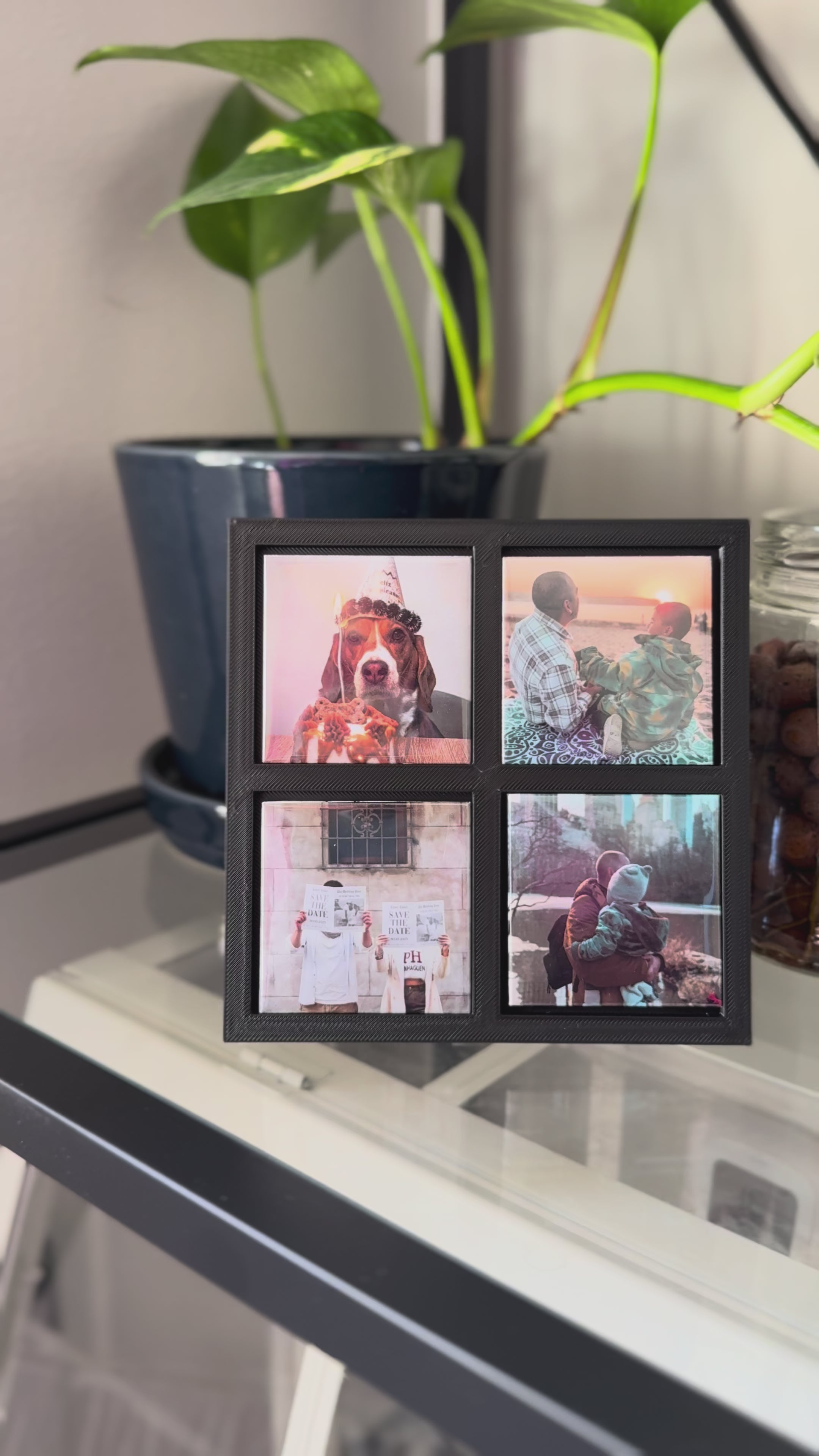 Marco Magnético para 4 Imanes de 5x5 cm